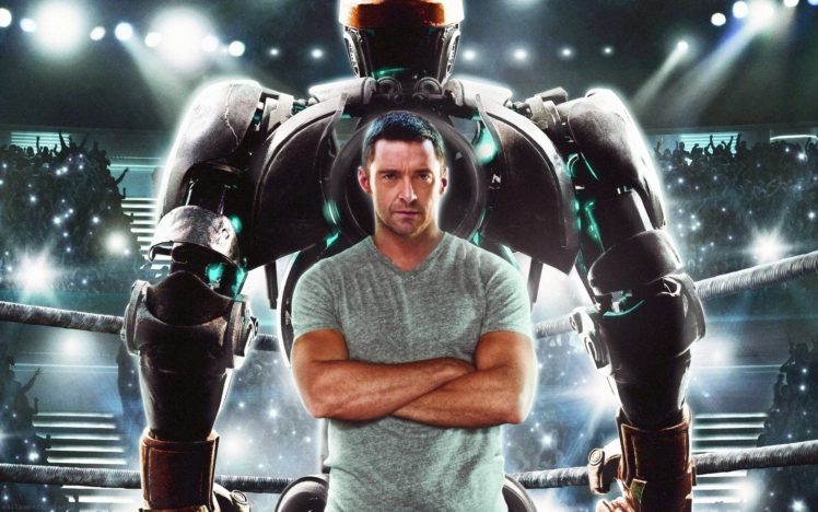 movies, Robots, Men, Actors, Hugh, Jackman, Real, Steel HD Wallpaper Desktop Background