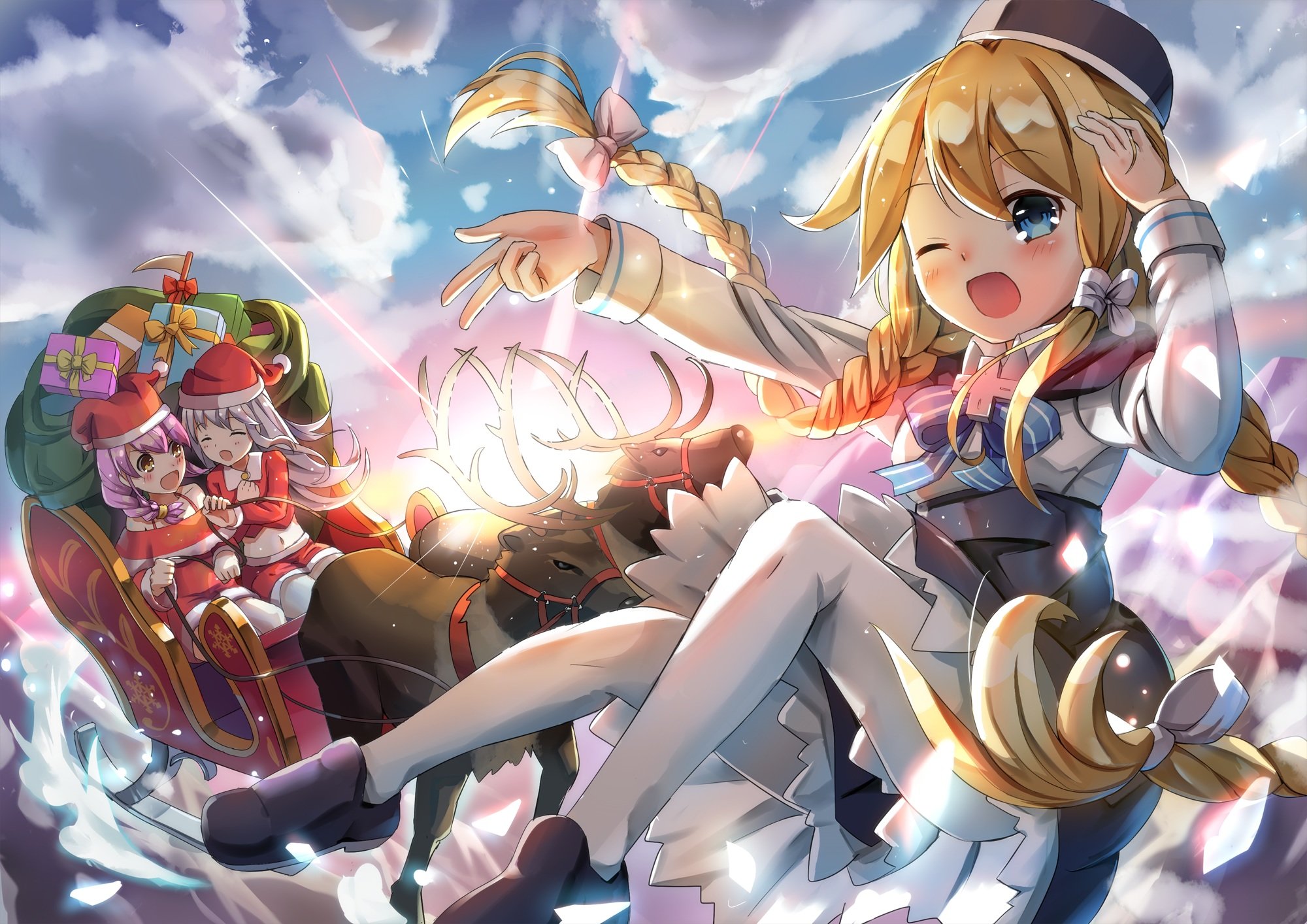 christmas, Qian, Wu, Atai Wallpaper