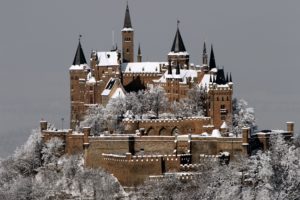 winter, Castles, Complex, Magazine, Hohenzollern, Castle