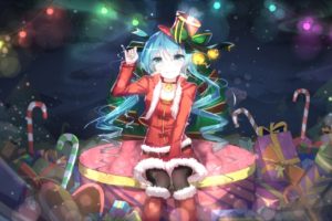 christmas, Hatsune, Miku, Vocaloid