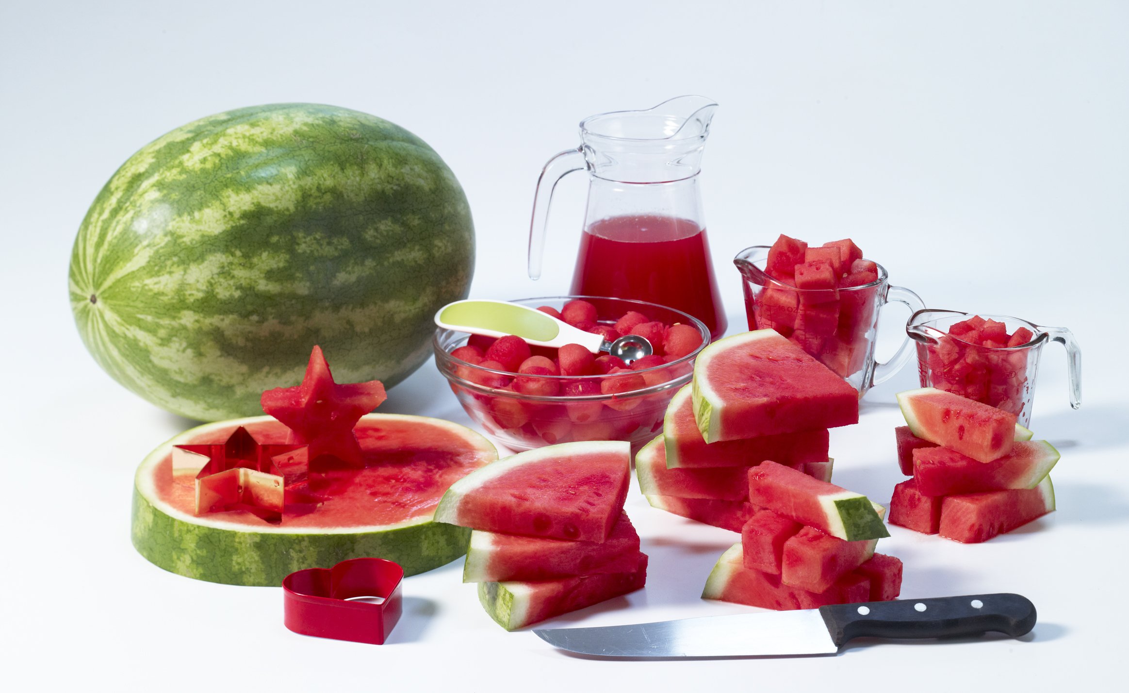 watermelon, Melon, Fruit, Red, Bokeh, Drink Wallpaper