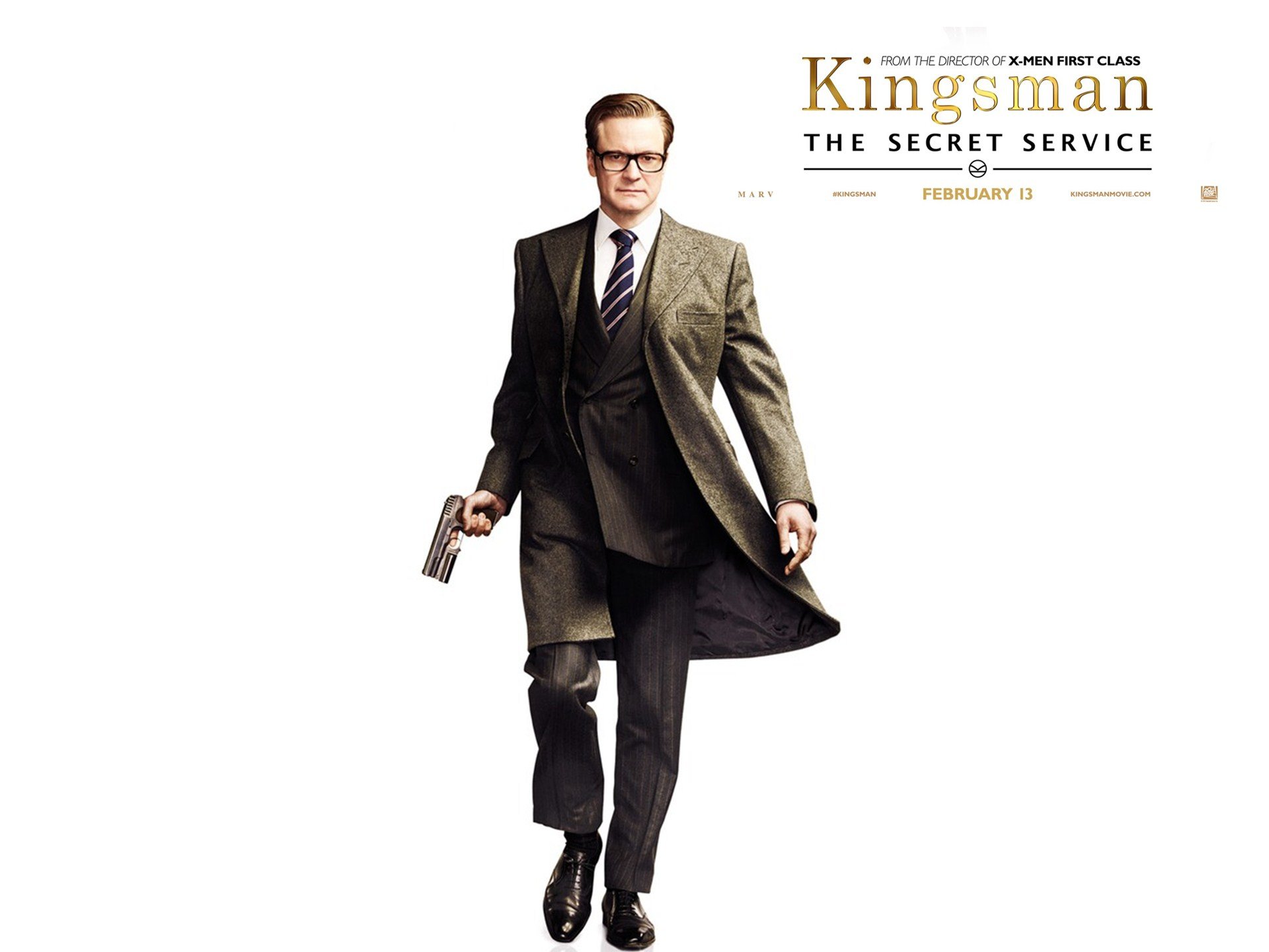 kingsman secret service, Action, Adventure, Comedy, Spy, Crime, Kingsman, Secret, Service, Weapon, Gun, Poster Wallpaper