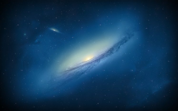 space, Galaxy, Nebula, Blue, Stars HD Wallpaper Desktop Background