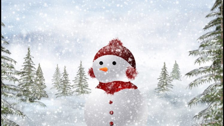 snowman HD Wallpaper Desktop Background