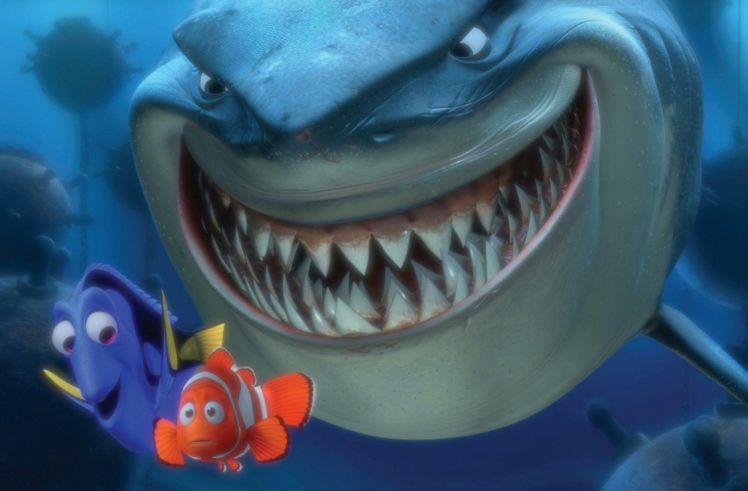 finding, Nemo, Animation, Underwater, Sea, Ocean, Tropical, Fish, Adventure, Family, Comedy, Drama, Disney, 1finding nemo, Shark HD Wallpaper Desktop Background