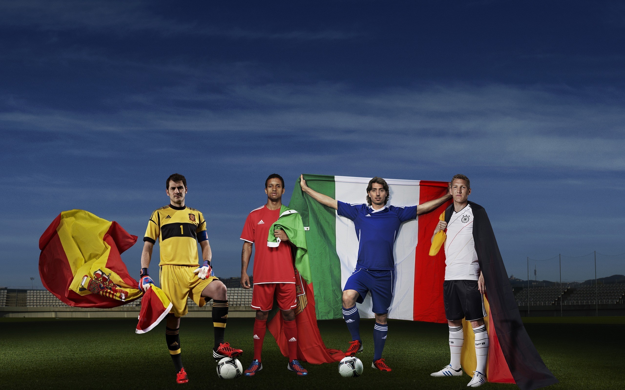 soccer, Iker, Casillas, Nani, Football, Stars, Soccer, Stars, Bastian, Schweinsteiger, Riccardo, Montolivo Wallpaper
