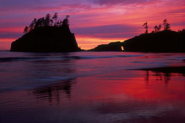 sunset, Beach HD Wallpaper Desktop Background