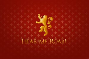 game, Of, Thrones, A, Song, Of, Ice, And, Fire, Lions, Tv, Series, House, Lannister