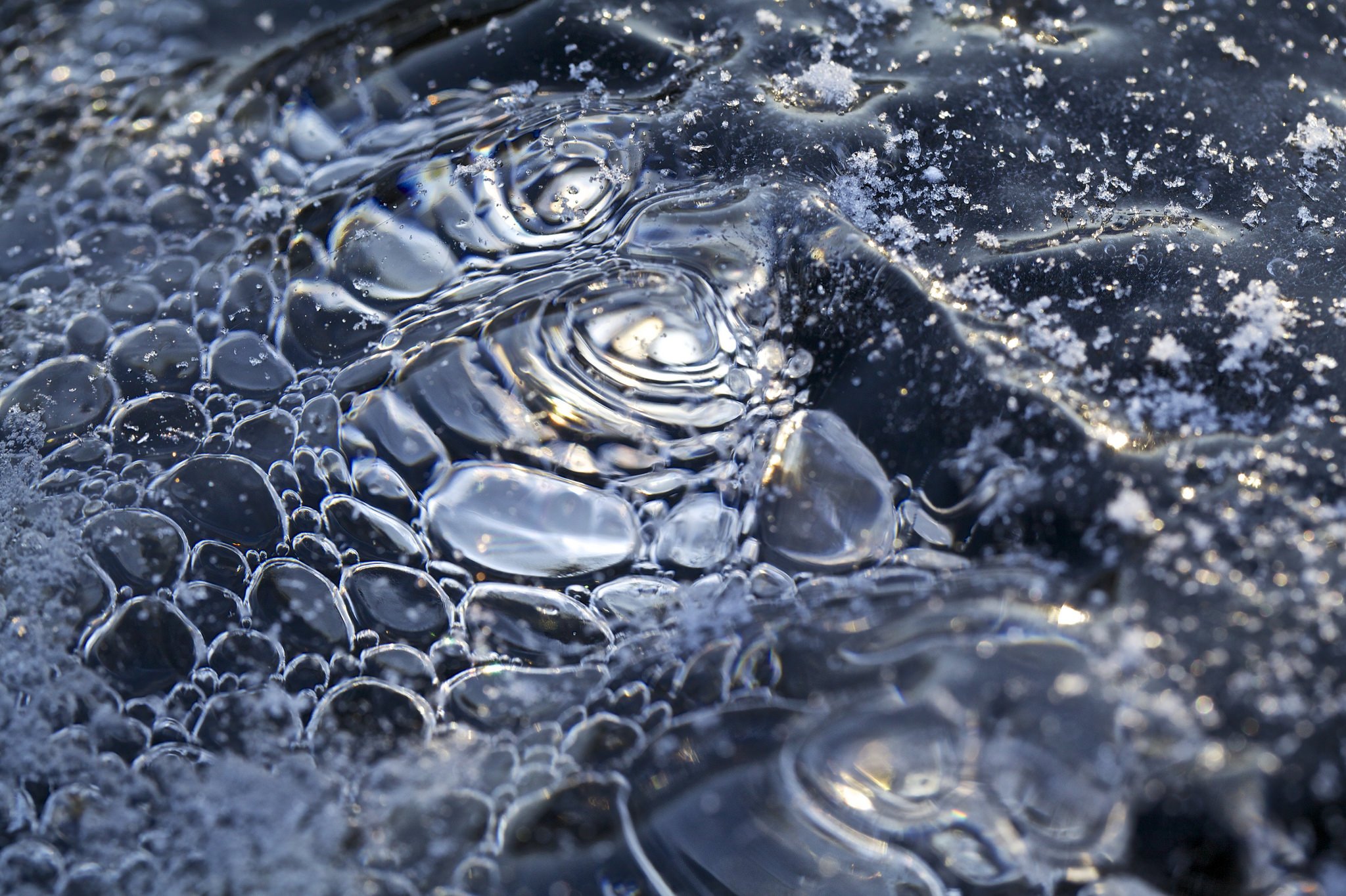 nature, Ice, Winter, Macro, Textures, Reflexions, Sculptures, Water, Art, Frozen Wallpaper