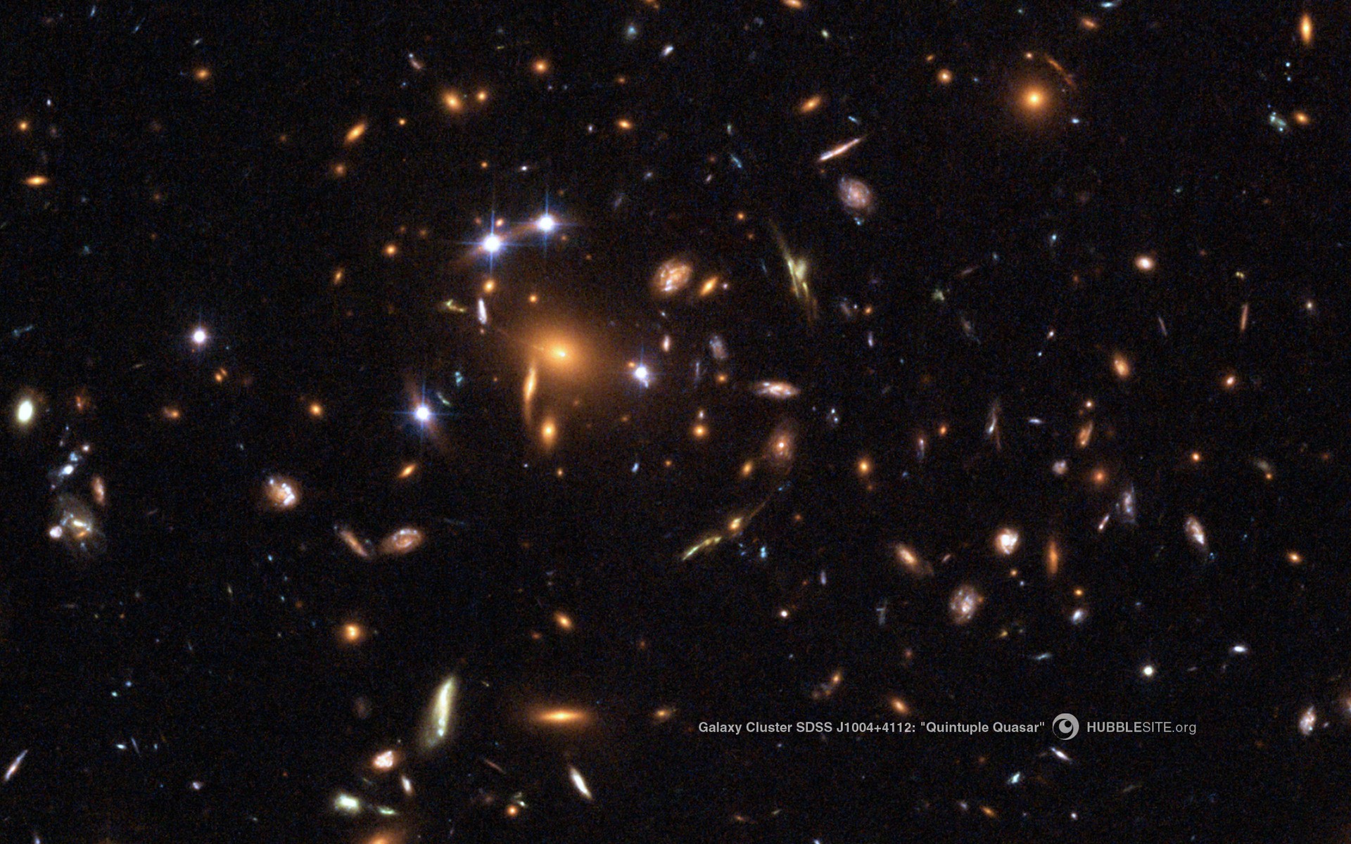 outer, Space, Stars, Galaxies, Hubble, Quasar Wallpaper