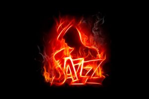 abstract, Music, Fire, Jazz, Flaming, Black, Background