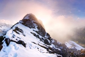 mountains, Landscapes, Snow, Austria, Panorama