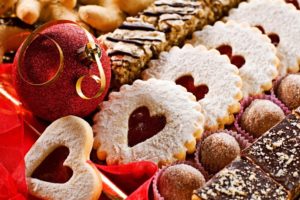 christmas, Ornament, Cookies, Food, Chocolate