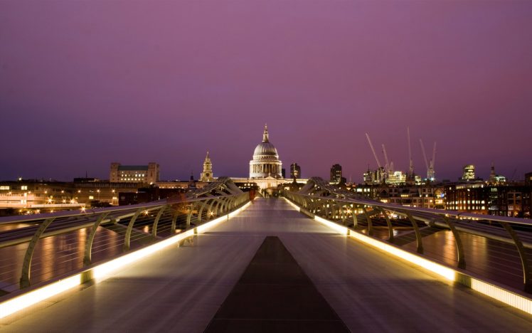 millennium, Bridge, London HD Wallpaper Desktop Background
