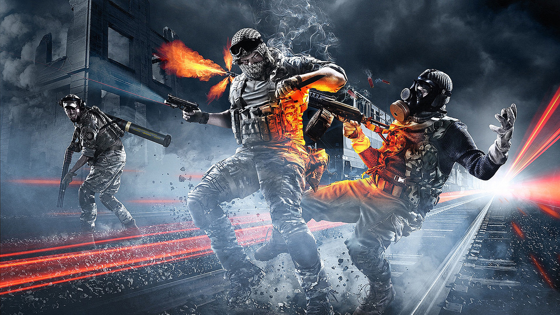 battlefield, 3, War, Soldiers, Bandits, War, Warriors, Weapons, Guns, Assault, Rifles Wallpaper