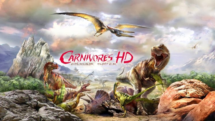 carnivores, Dinosaur, Hunters, Fantasy, Shooter, Hunting, Adventure, 1dinohunter HD Wallpaper Desktop Background
