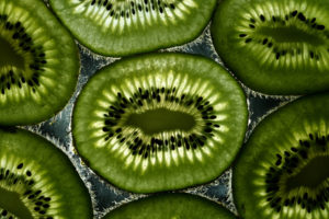 kiwi, Fruit, Pattern, Green, Light, Abstract