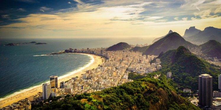 copacabana, Beach, Beach, Brazil, Brasil, Rio HD Wallpaper Desktop Background