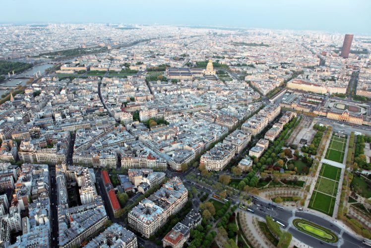 france, Paris, Megapolis, From, Above, Cities HD Wallpaper Desktop Background