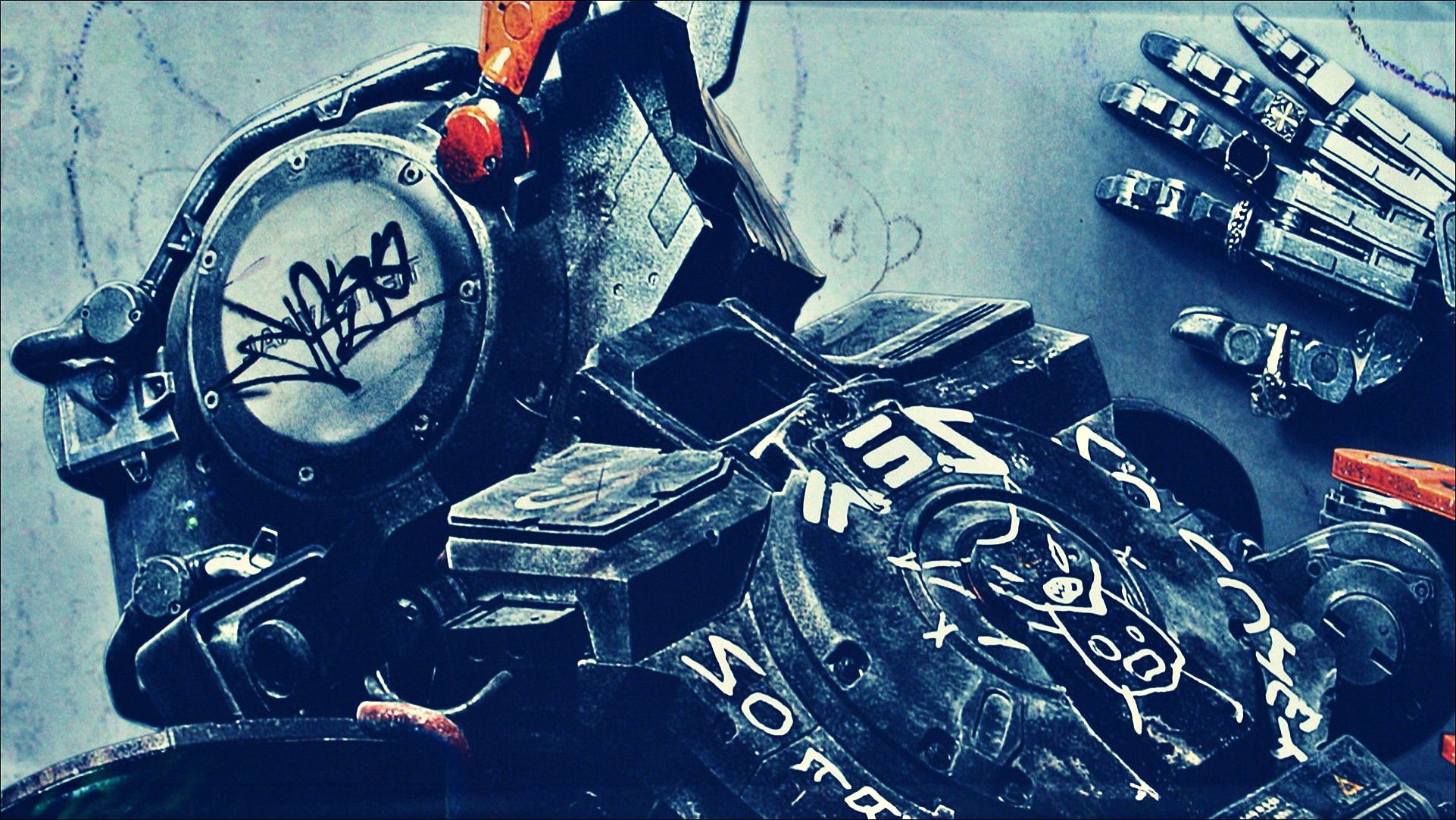 chappie, Sci fi, Futuristic, Action, Thriller, Robot, Technics, Science, Technology, 1chappie Wallpaper