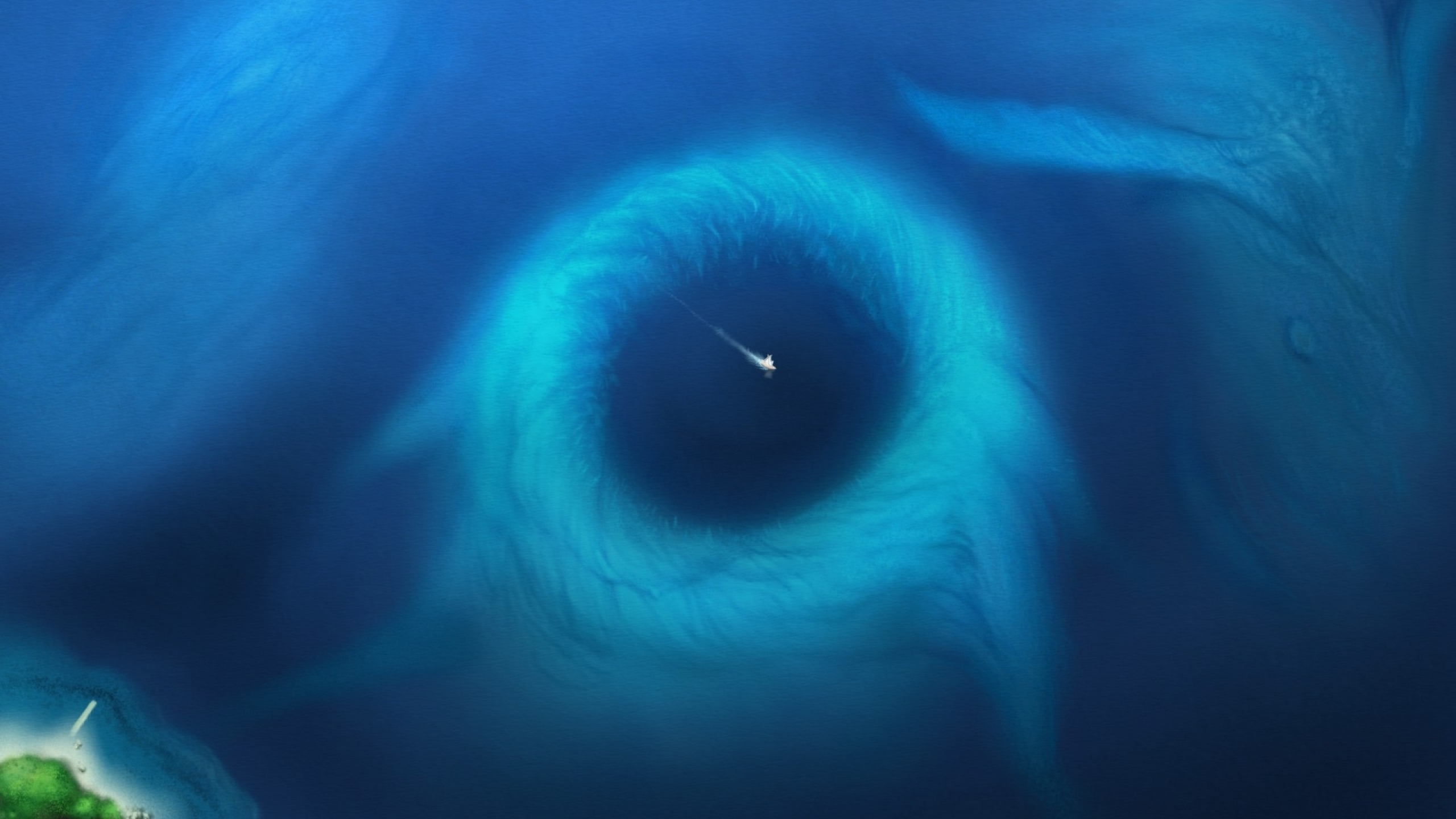 ocean, Monsters, Ships, Anime Wallpaper