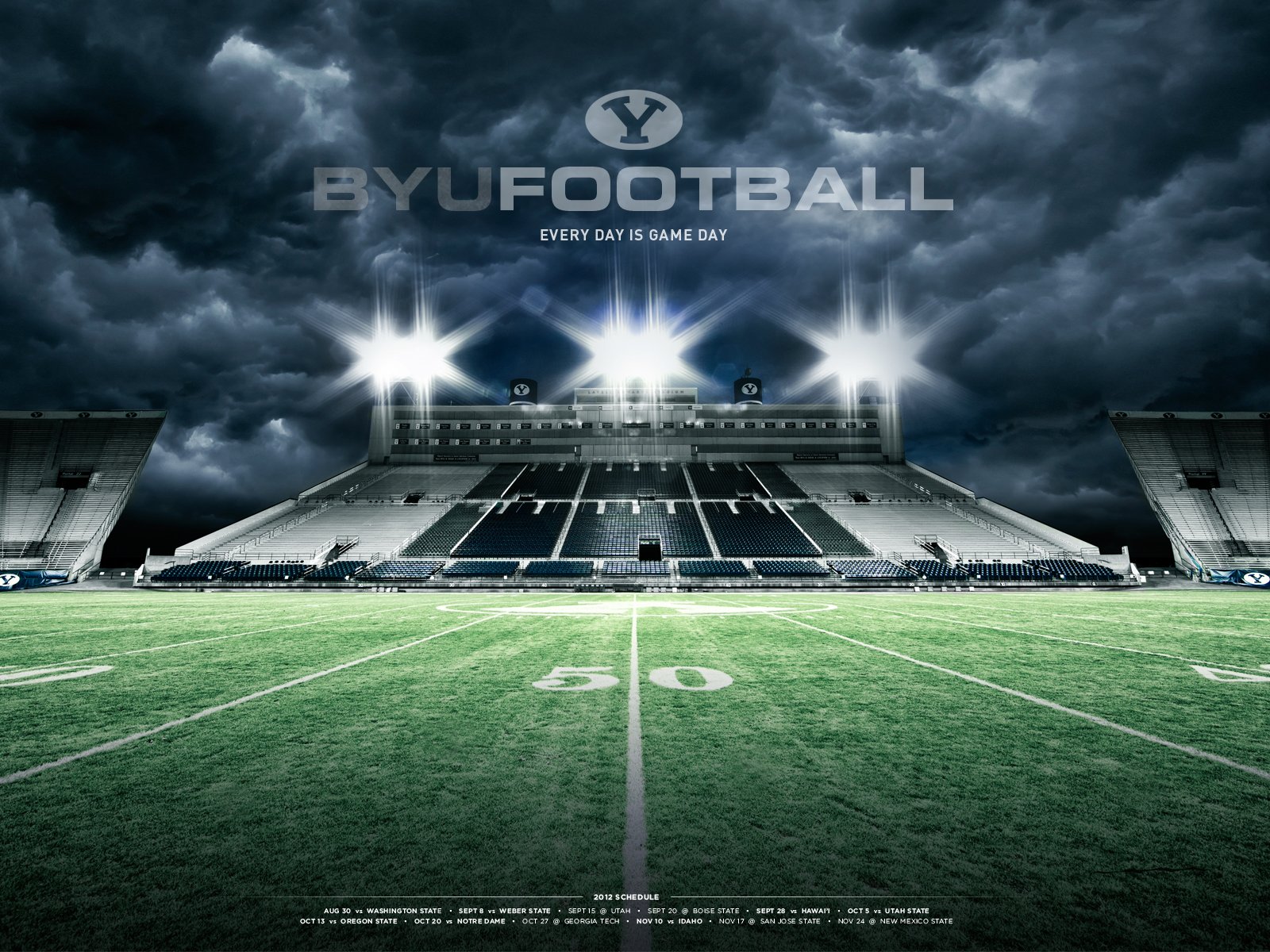 brigham, Young, Cougars, College, Football, Byu Wallpaper