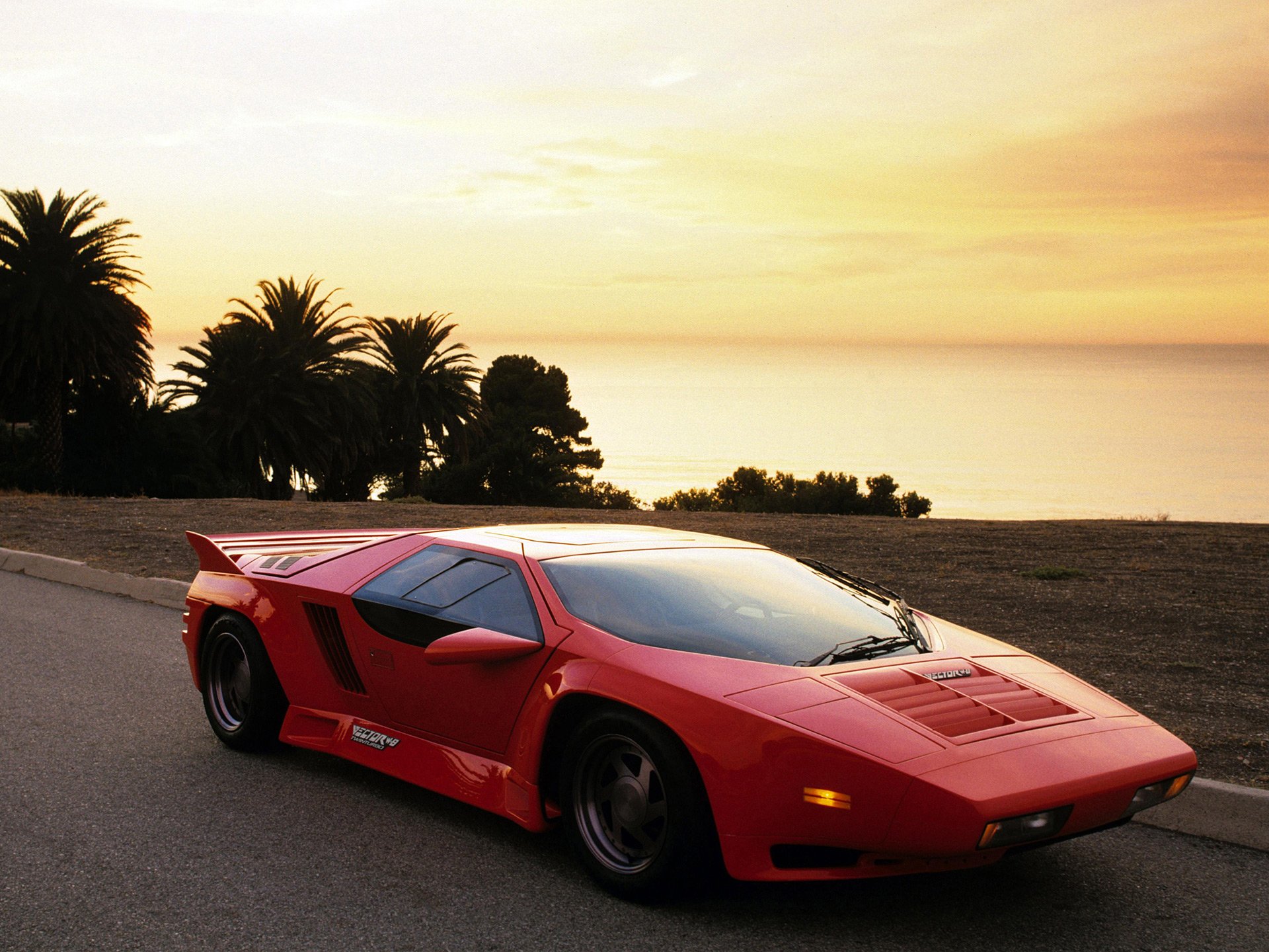 1990, Vector, W 8, Supercar Wallpaper