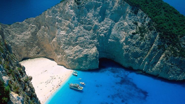summer, Beach, Greece, Sea HD Wallpaper Desktop Background