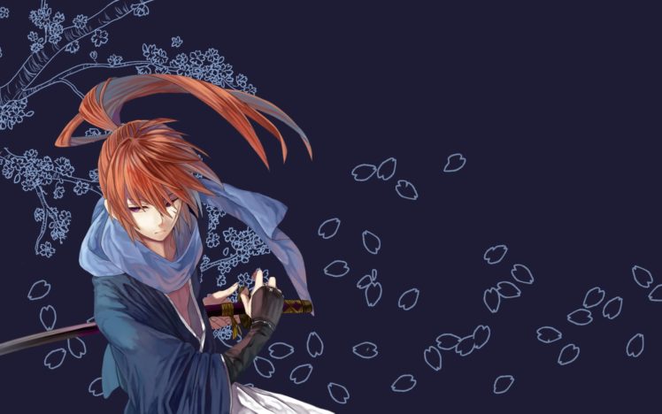 rurouni, Kenshin, Warrior, Fantasy, Anime, Warrior, Japanese, Samurai, Action, Fighting HD Wallpaper Desktop Background