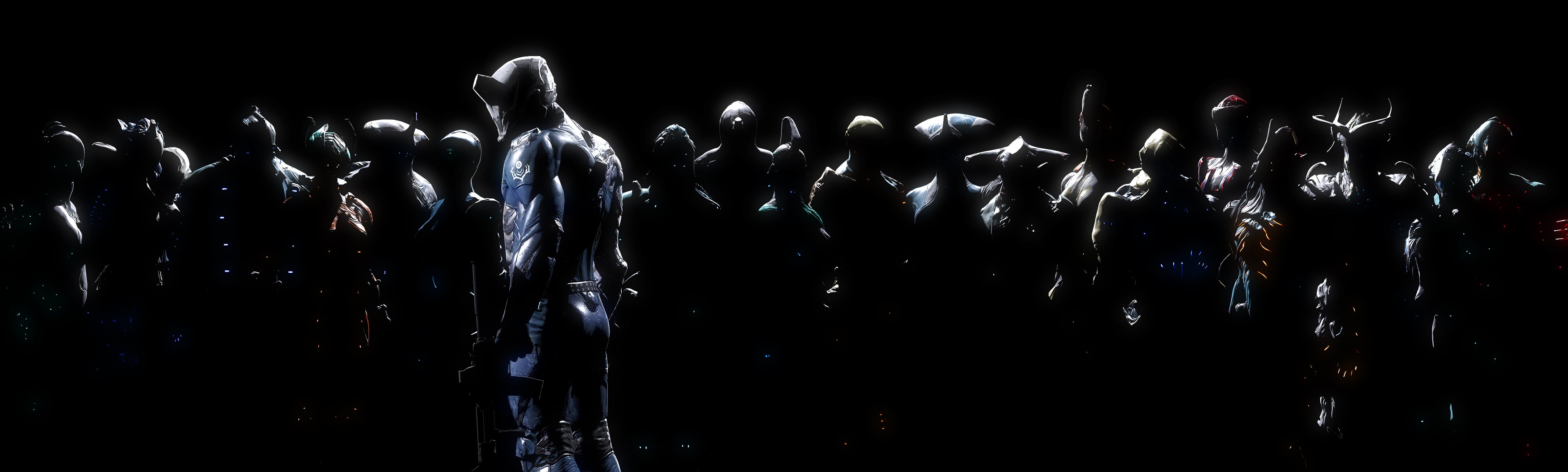 warframe, Warrior, Shooter, Robot, Cyborg, Online, Fighting, Sci fi Wallpaper