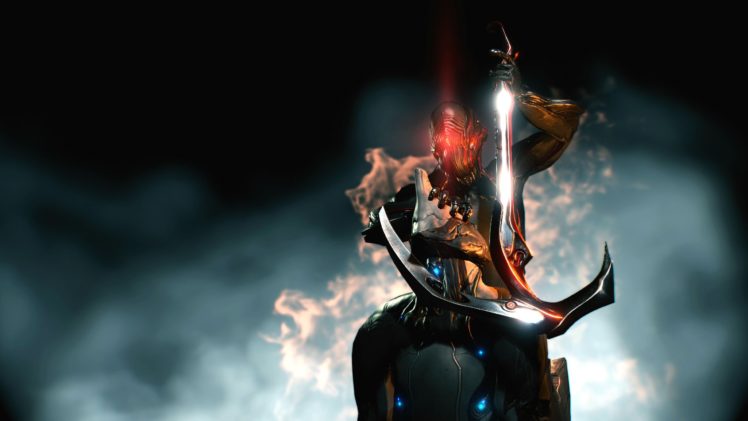 warframe, Warrior, Shooter, Robot, Cyborg, Online, Fighting, Sci fi HD Wallpaper Desktop Background