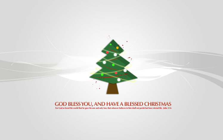 christmas, Tree, God, Bless, You HD Wallpaper Desktop Background