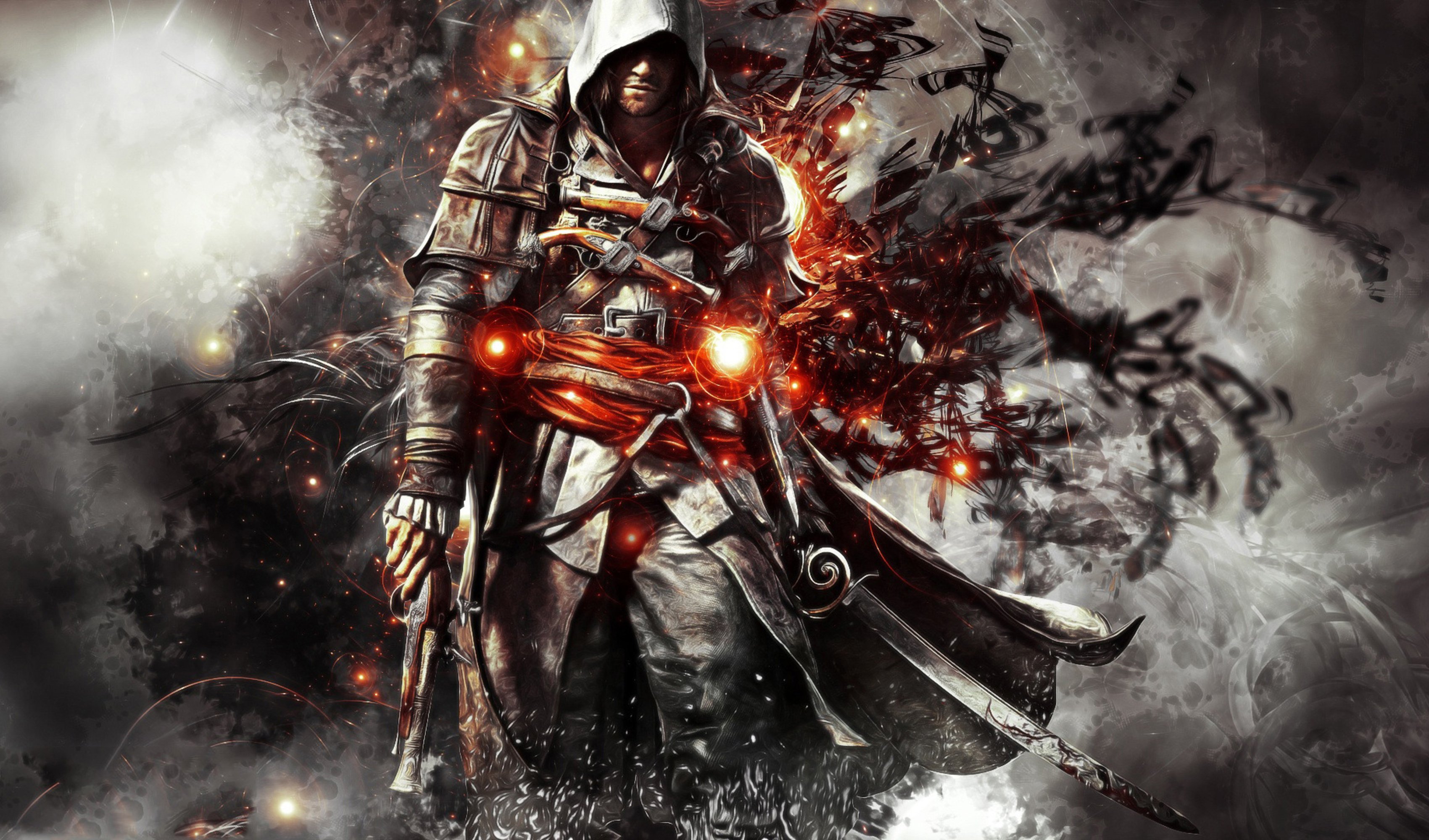 assassins, Creed, Black, Flag, Fantasy, Fighting, Action, Stealth, Adventure, Pirate Wallpaper