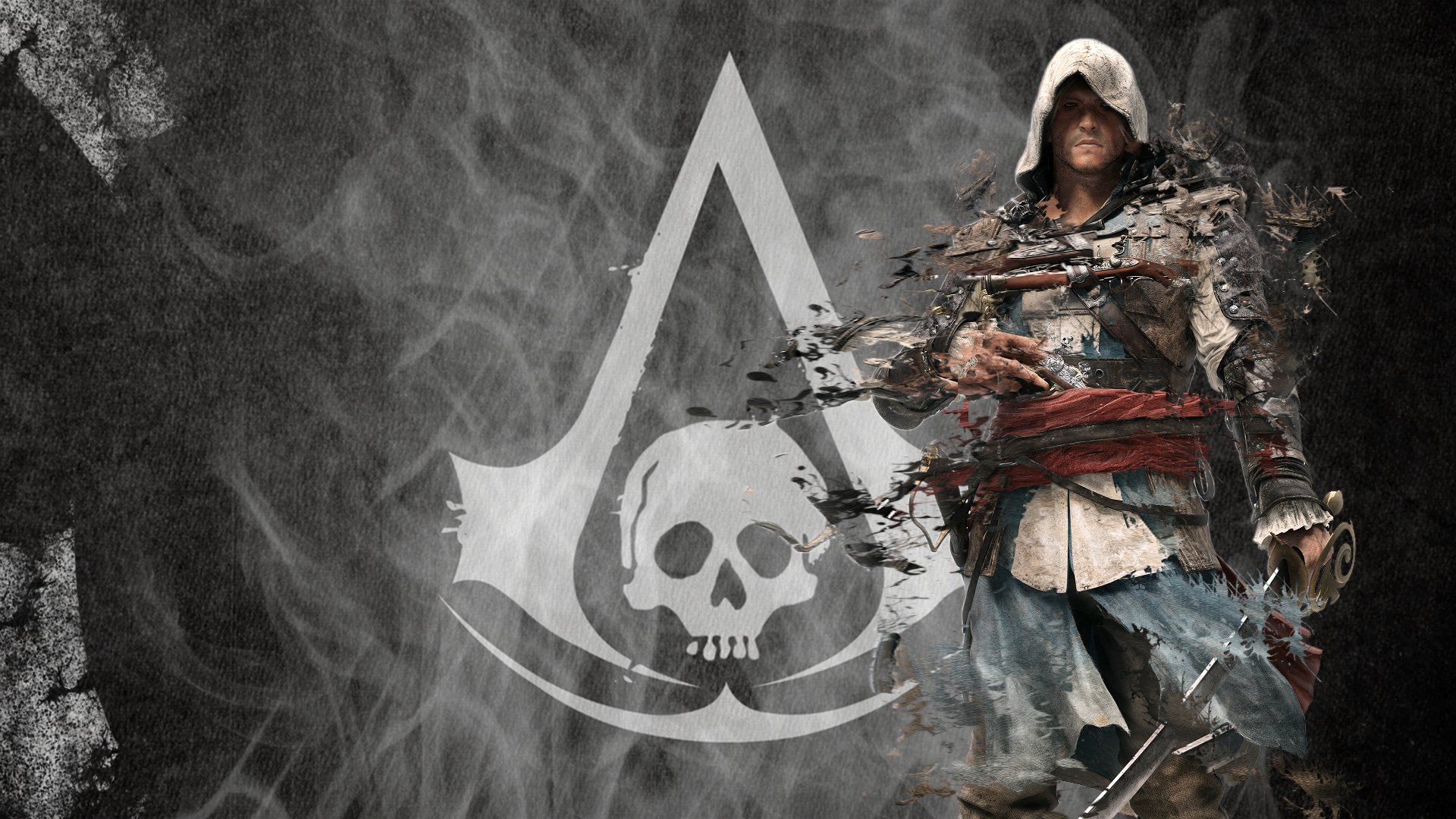 assassins, Creed, Black, Flag, Fantasy, Fighting, Action, Stealth, Adventure, Pirate, Poster Wallpaper
