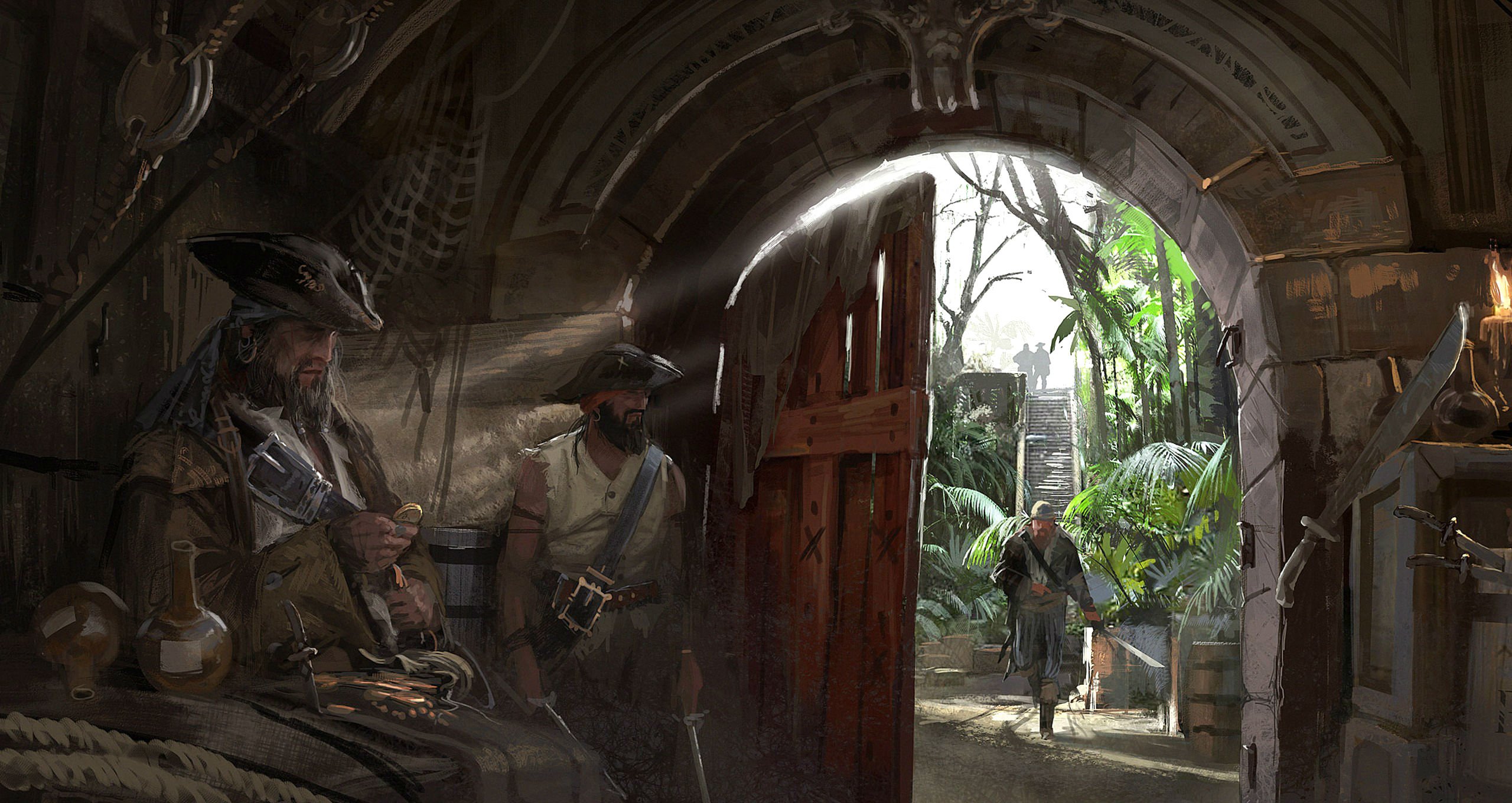 assassins, Creed, Black, Flag, Fantasy, Fighting, Action, Stealth, Adventure, Pirate Wallpaper
