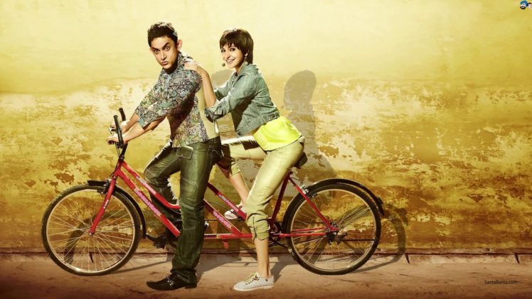 hindistan, India, Movie, P, K, Aamir, Khan, Anushka, Sharma, Bollywood HD Wallpaper Desktop Background