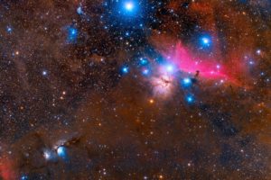 space, Stars, Galaxy, Colors, Orion molecular cloud