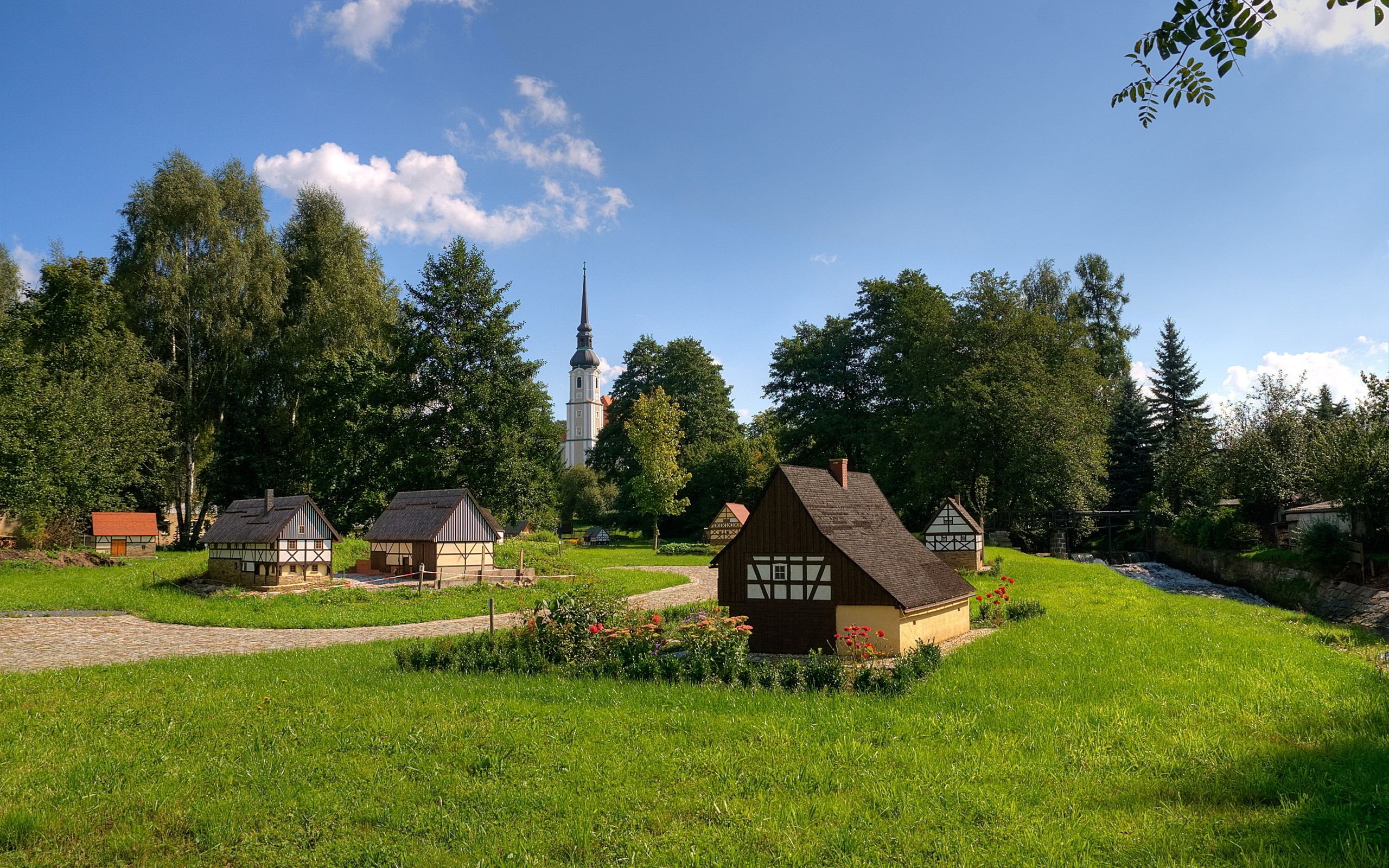 landscape, Nature, Beautiful, Forest, Area, Wild, Sky, Landscapes Wallpaper