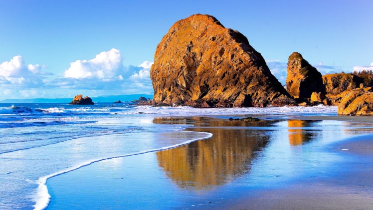 landscapes, Beach, Rocks HD Wallpaper Desktop Background