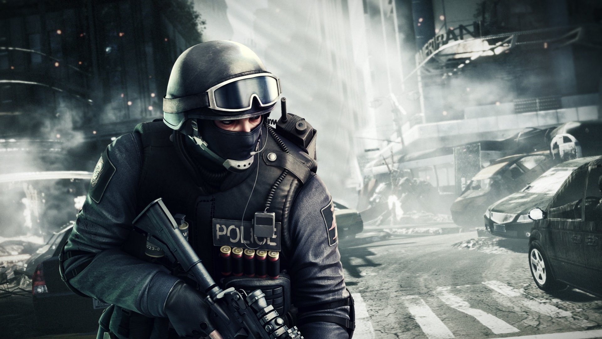 battlefield, Hardline, Shooter, Fighting, Military, Action, Stealth, Tactical, Fps, Crime Wallpaper