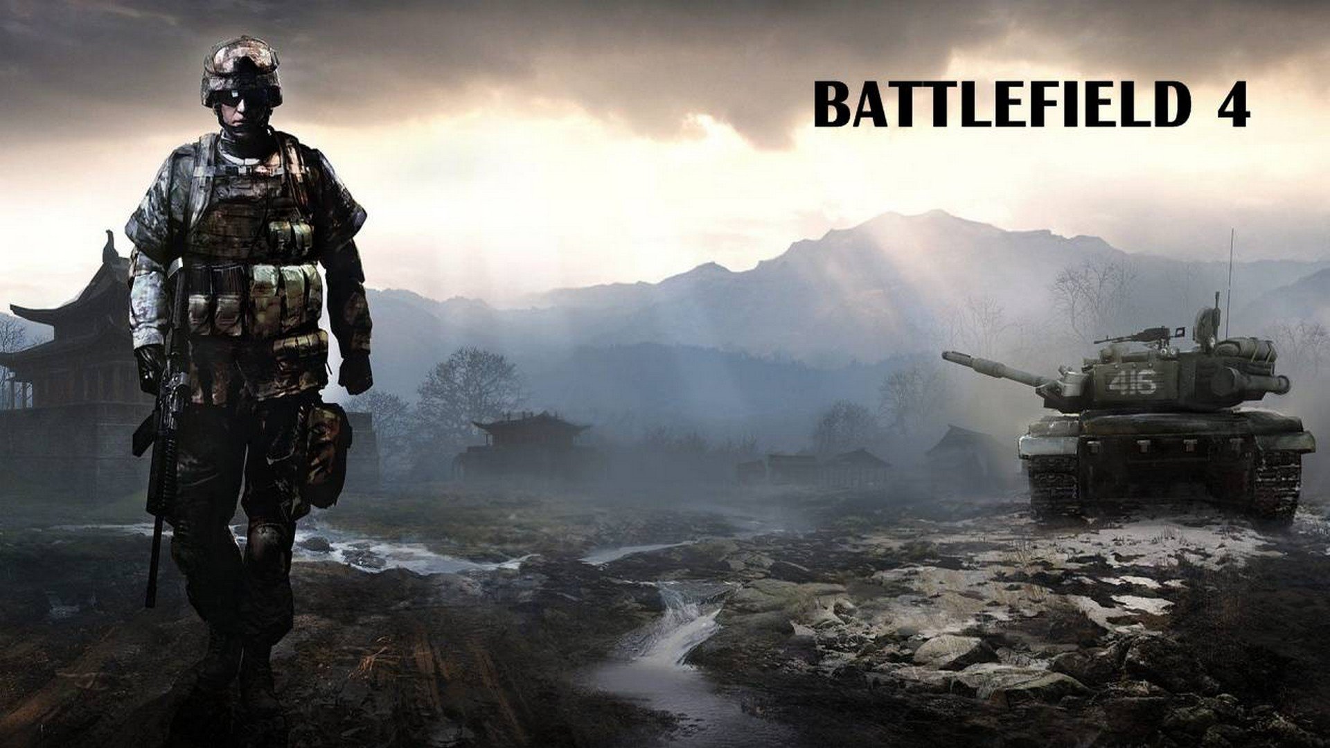battlefield, 4, Shooter, Tactical, Stealth, Fighting, Action, Military, Four, Poster Wallpaper