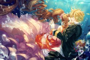 anime, Final fantasy vii cloud, Water, Cat princess short hair