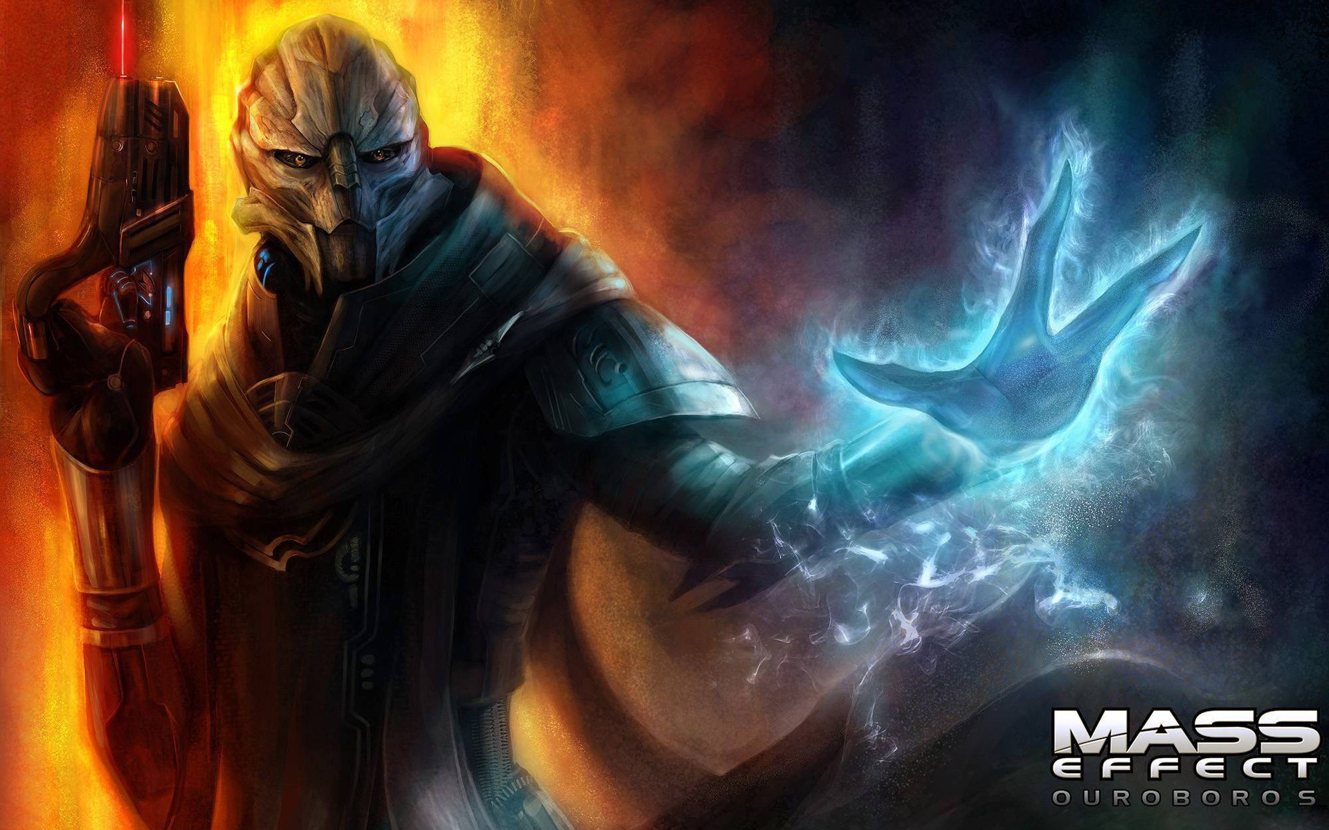 video, Games, Mass, Effect, Artwork, Ouroboros, Turian Wallpaper
