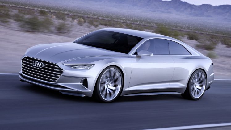 audi, Prologue, Cars, Silver, Gray, Speed, Motors, Road HD Wallpaper Desktop Background