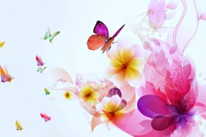 beauty,  , Butterflies,  , Magical,  , Wallpapers,  , Flowers