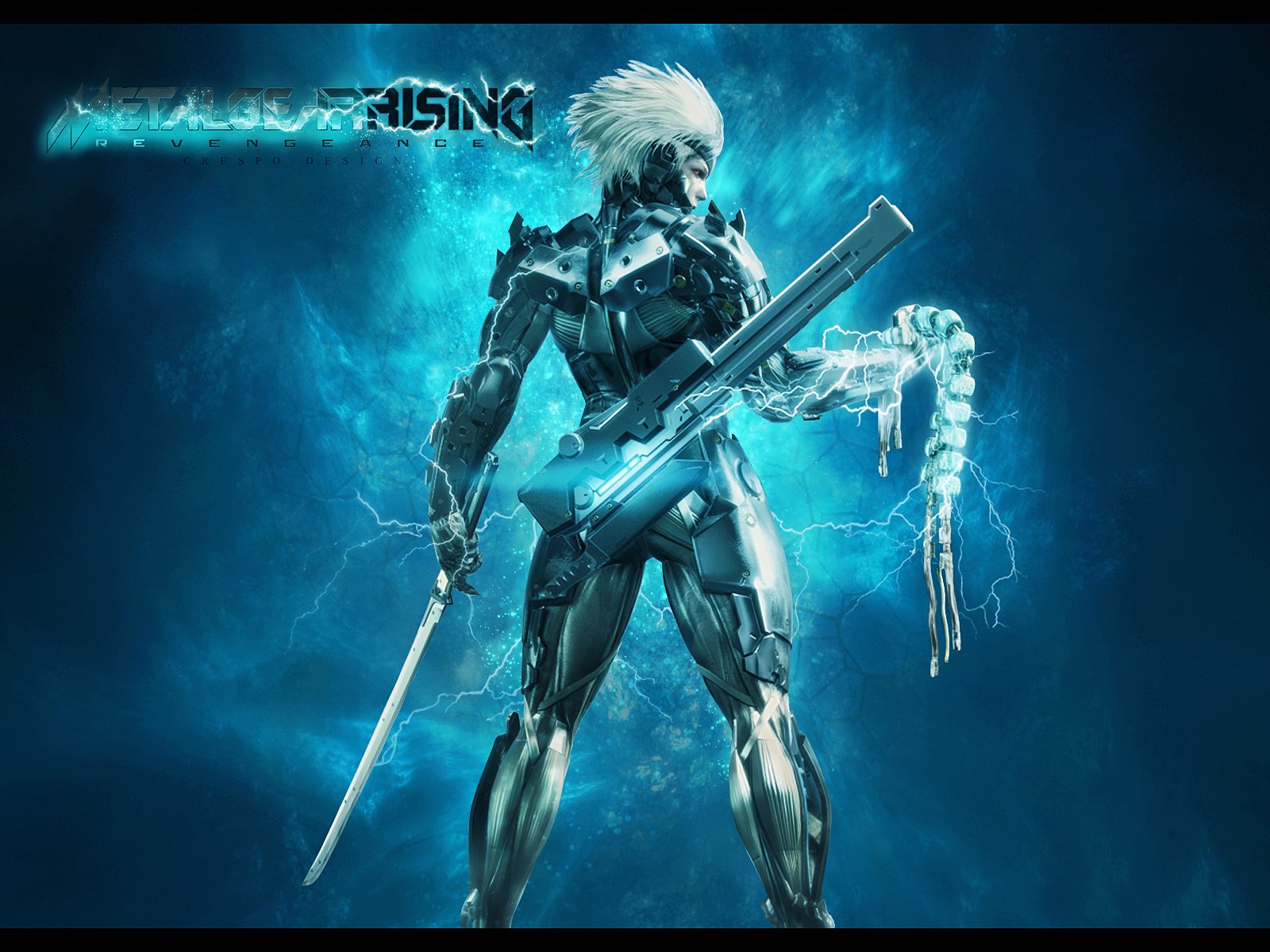 metal, Gear, Rising, Revengeance, Fighting, Cyborg, Robot, Warrior, Sci fi, 1mgrr, Action, Futuristic, Sword, Poster Wallpaper
