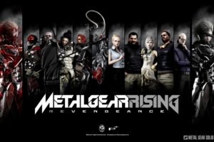 metal, Gear, Rising, Revengeance, Fighting, Cyborg, Robot, Warrior, Sci fi, 1mgrr, Action, Futuristic, Sword, Poster
