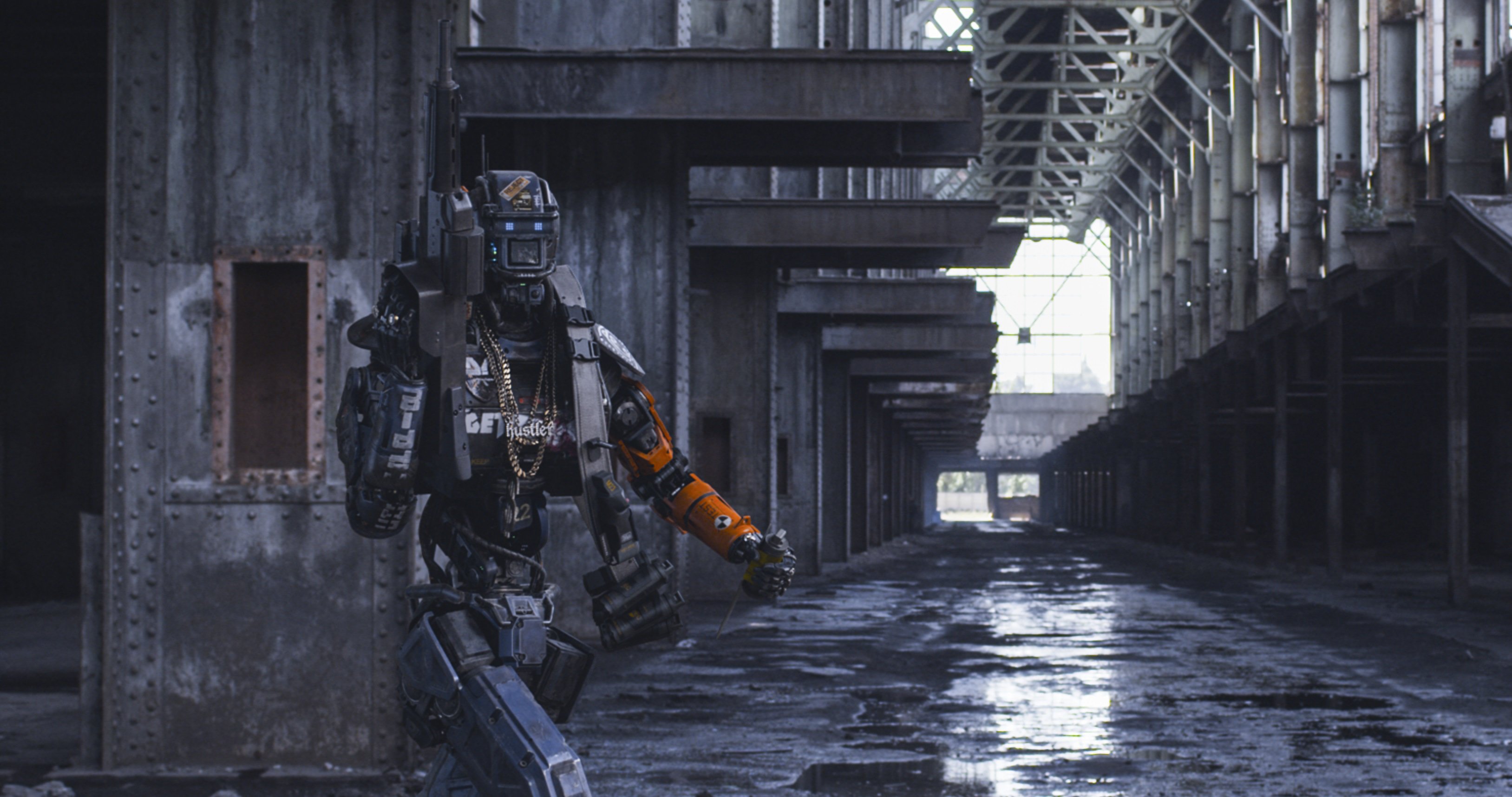 chappie, Sci fi, Futuristic, Action, Thriller, Robot, Cyborg, Action, 1chappie Wallpaper