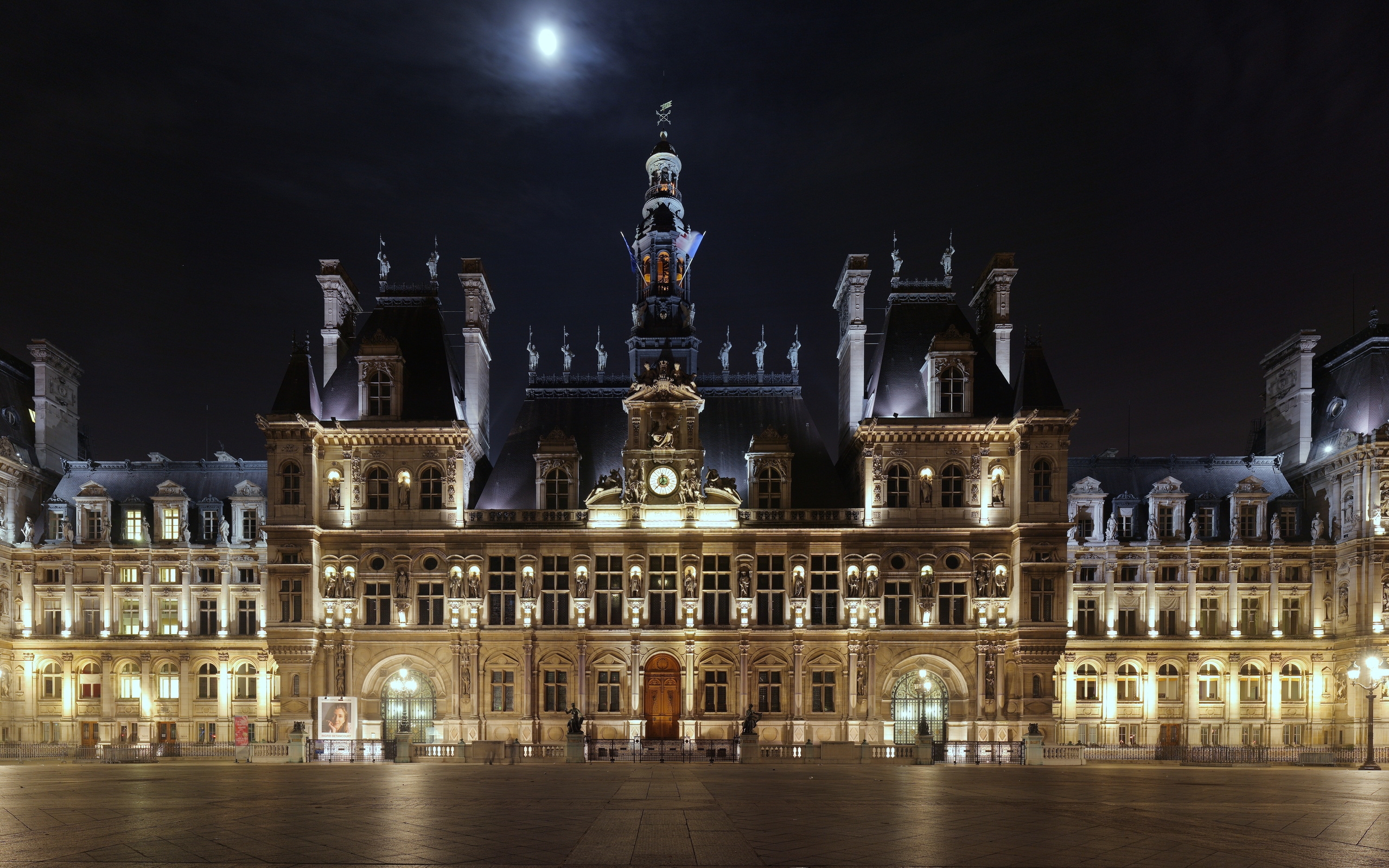 hotel, De, Ville, Paris Wallpaper