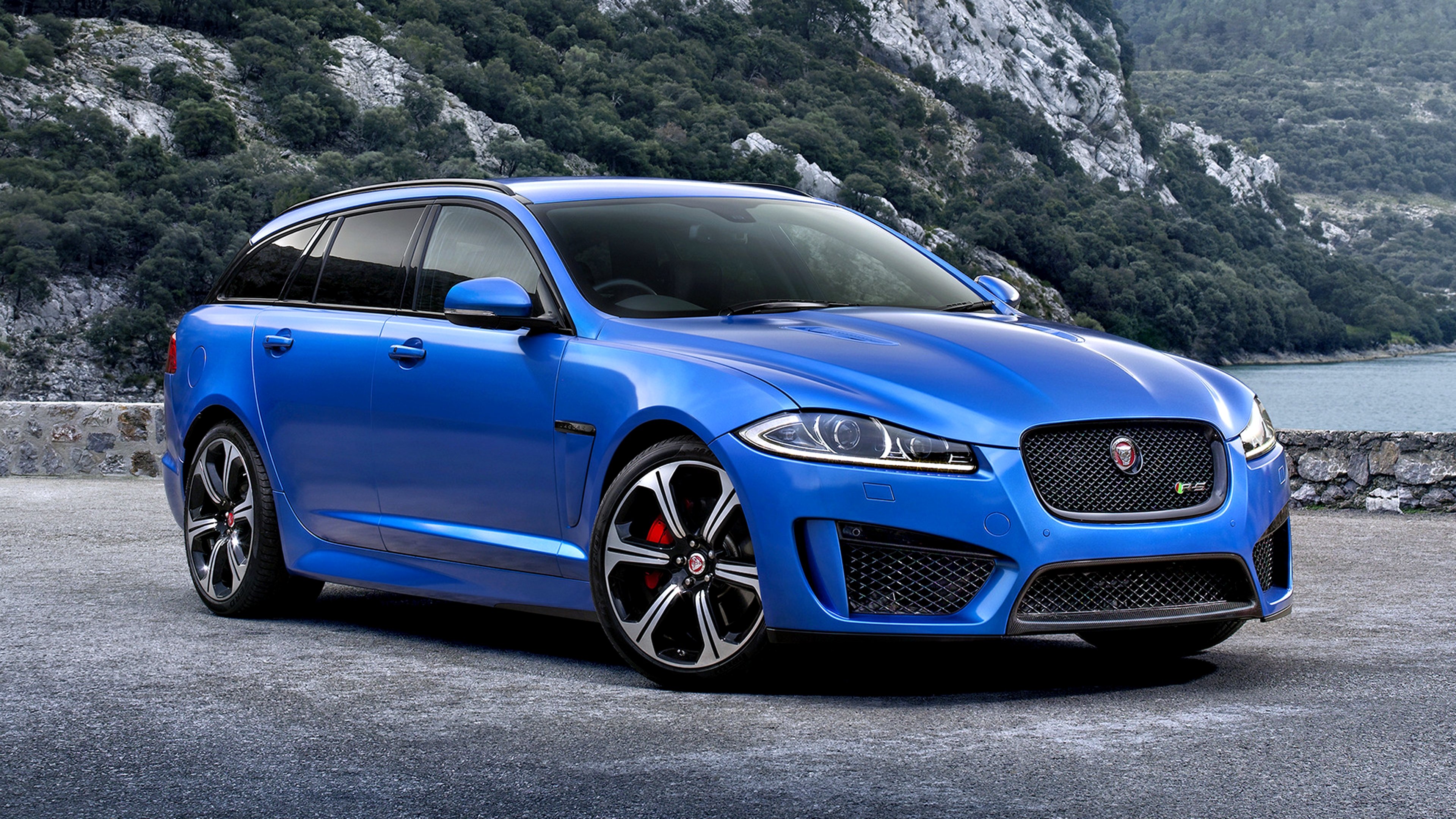 2014, Jaguar, Xfr s, Sportbrake, Uk, Landscape, Blue, Sea, Motors, Speed, Cars Wallpaper